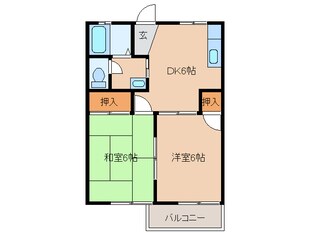 田丸駅 徒歩5分 2階の物件間取画像